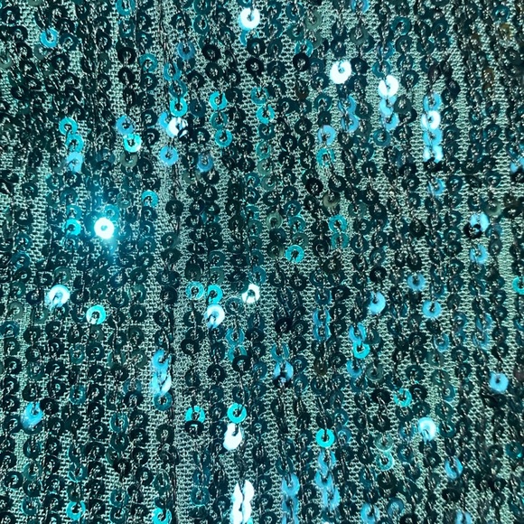 Lulus green shimmer sequence dress new with tags - Picture 11 of 12